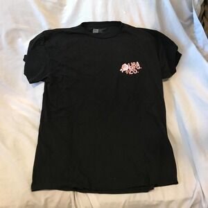 URA Mfg Co Black T-Shirt, Cool Vintage